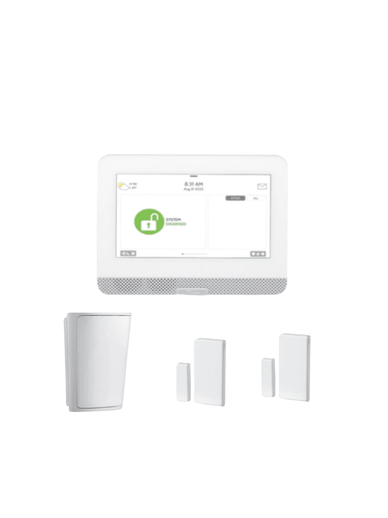 Kit de alarma inteligente Alarm.com con panel táctil, sensor de movimiento y contactos de puerta - Who's In Guadalajara